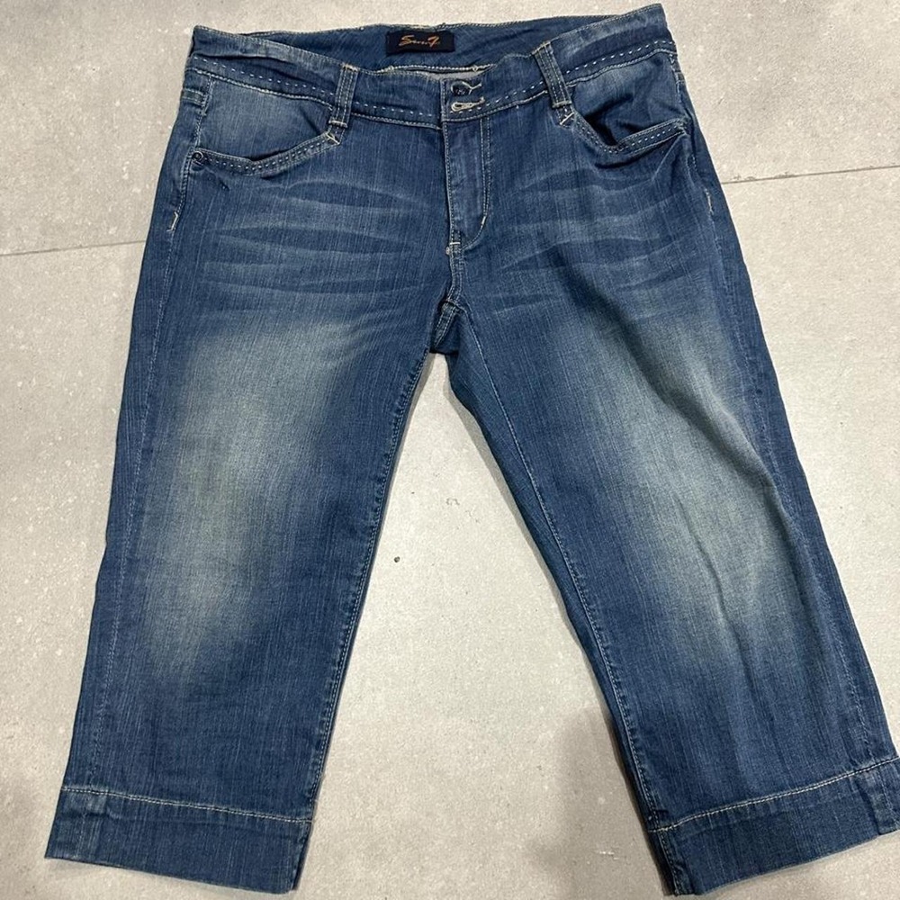 Seven7 Women's Y2K Capri Jeans
